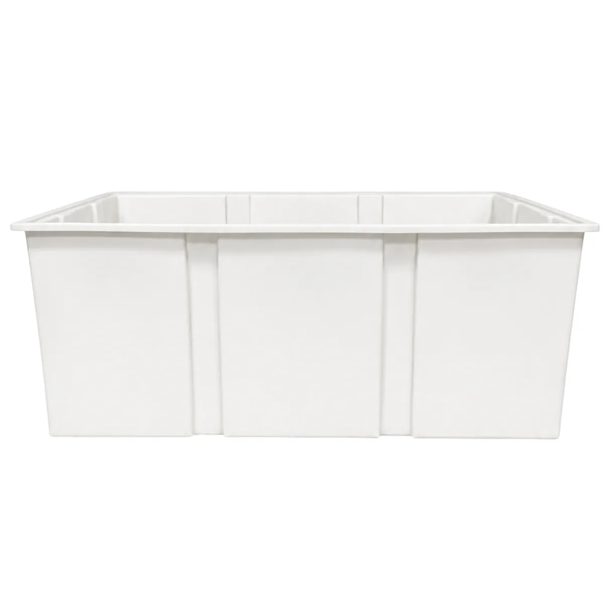 Batea antiderrame blanca con refuerzos laterales